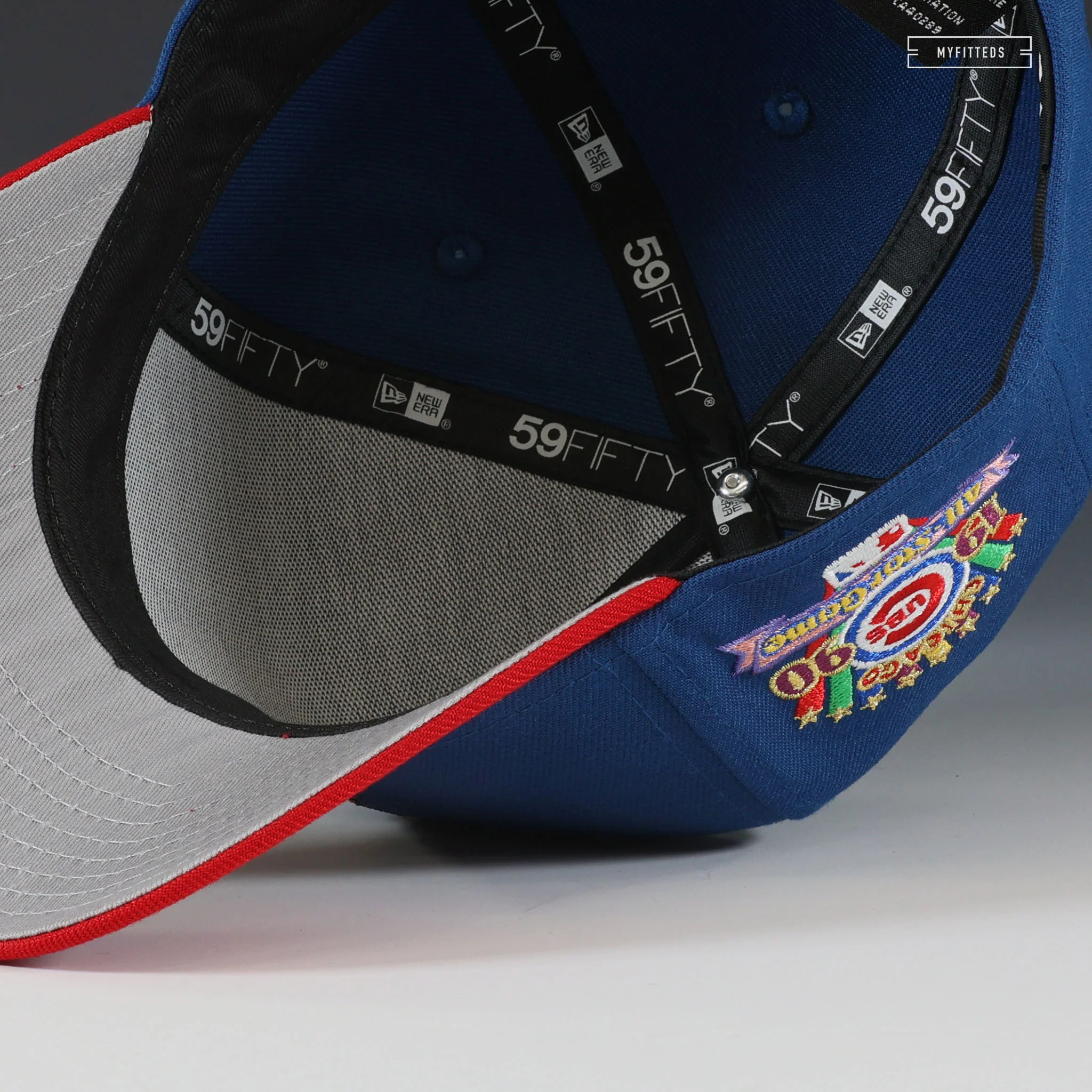 CHICAGO CUBS 1990 ALL-STAR GAME 59FIFTY A-FRAME CLARK THE CUB NEW ERA FITTED HAT - Image 7