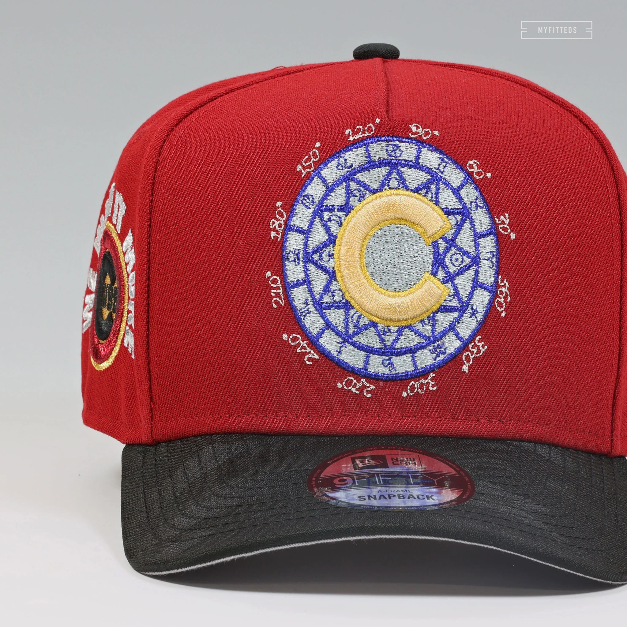 CHICAGO CUBS FULL METAL ALCHEMIST EDWARD ELRICH INSPIRED NEW ERA 9FIFTY A-FRAME SNAPBACK - Image 3