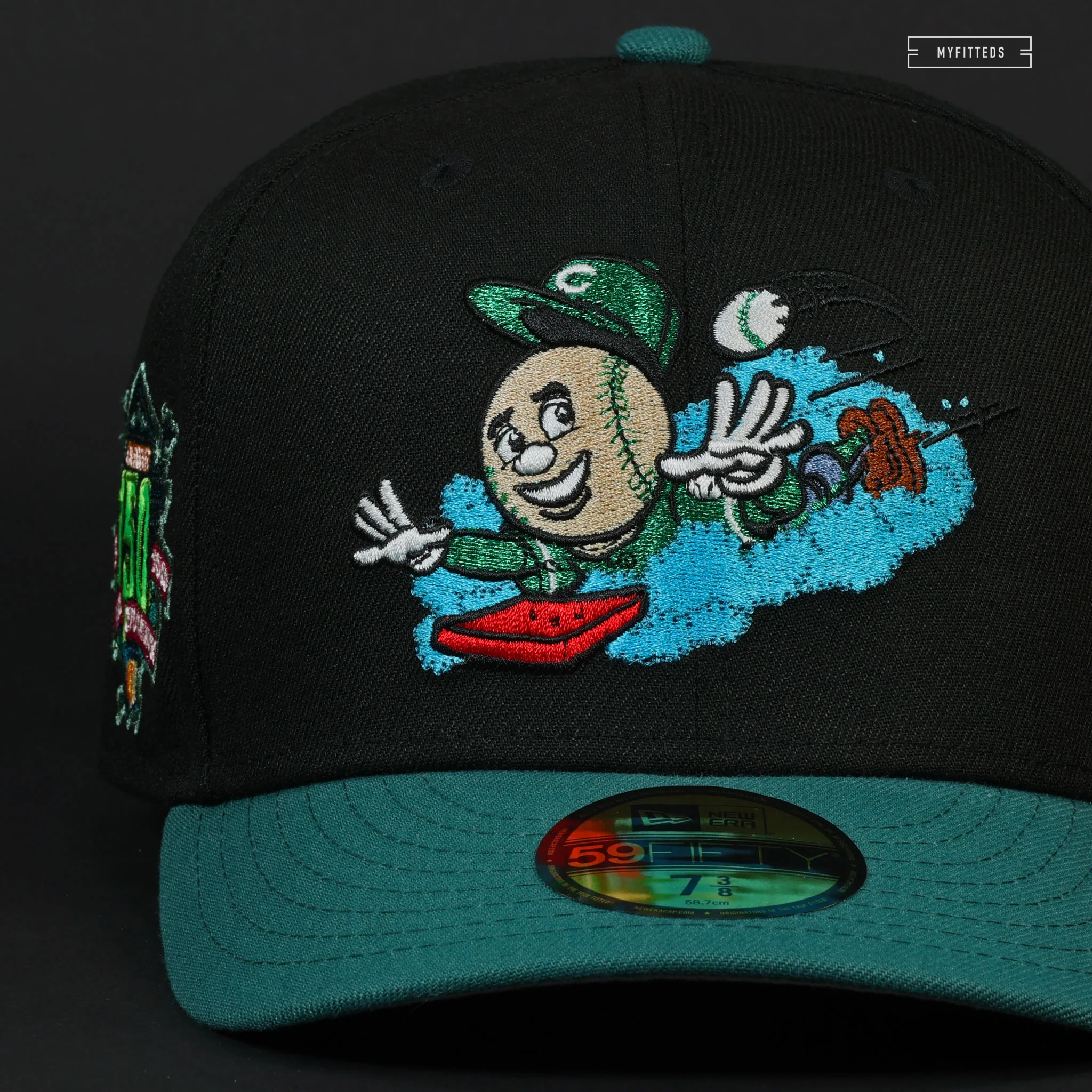 CINCINNATI REDS 150TH ANNIVERSARY LUIGI'S MANSION INSPIRED NEW ERA FITTED CAP - Image 3