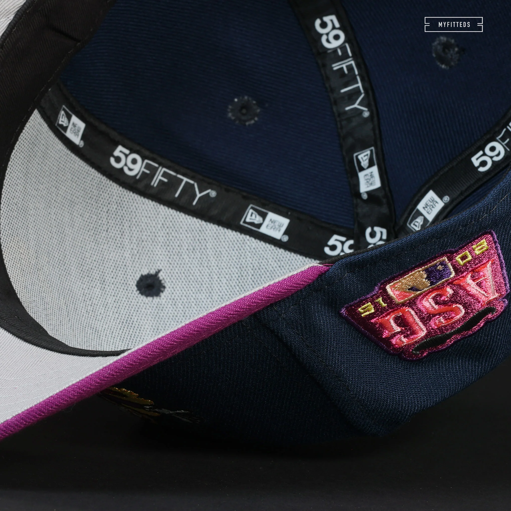 CINCINNATI REDS 2015 ALL STAR GAME ALTERNATE WALUIGI INSPIRED NEW ERA FITTED CAP - Image 7