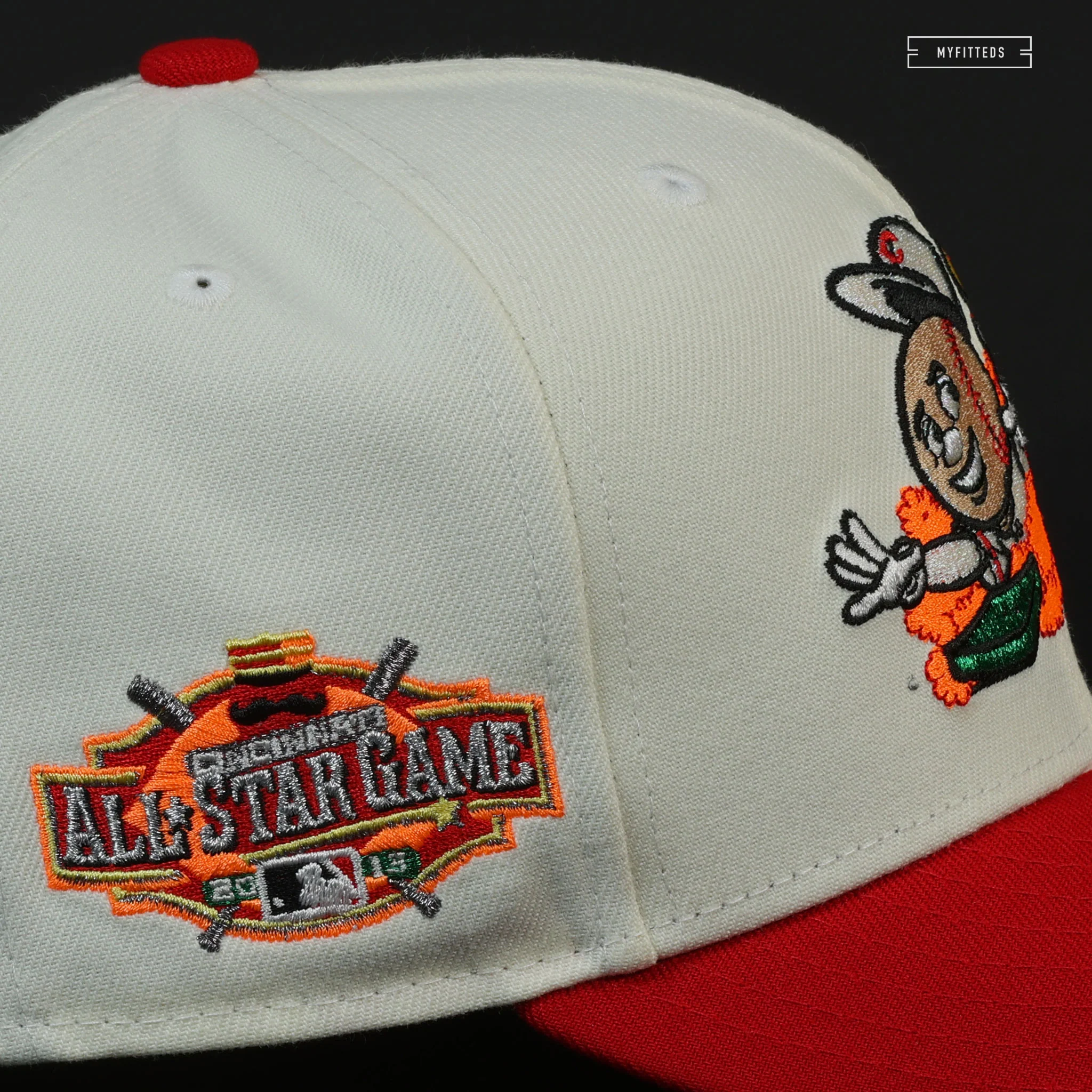 CINCINNATI REDS 2015 ALL STAR GAME FIRE FLOWER MARIO NEW ERA FITTED CAP - Image 3