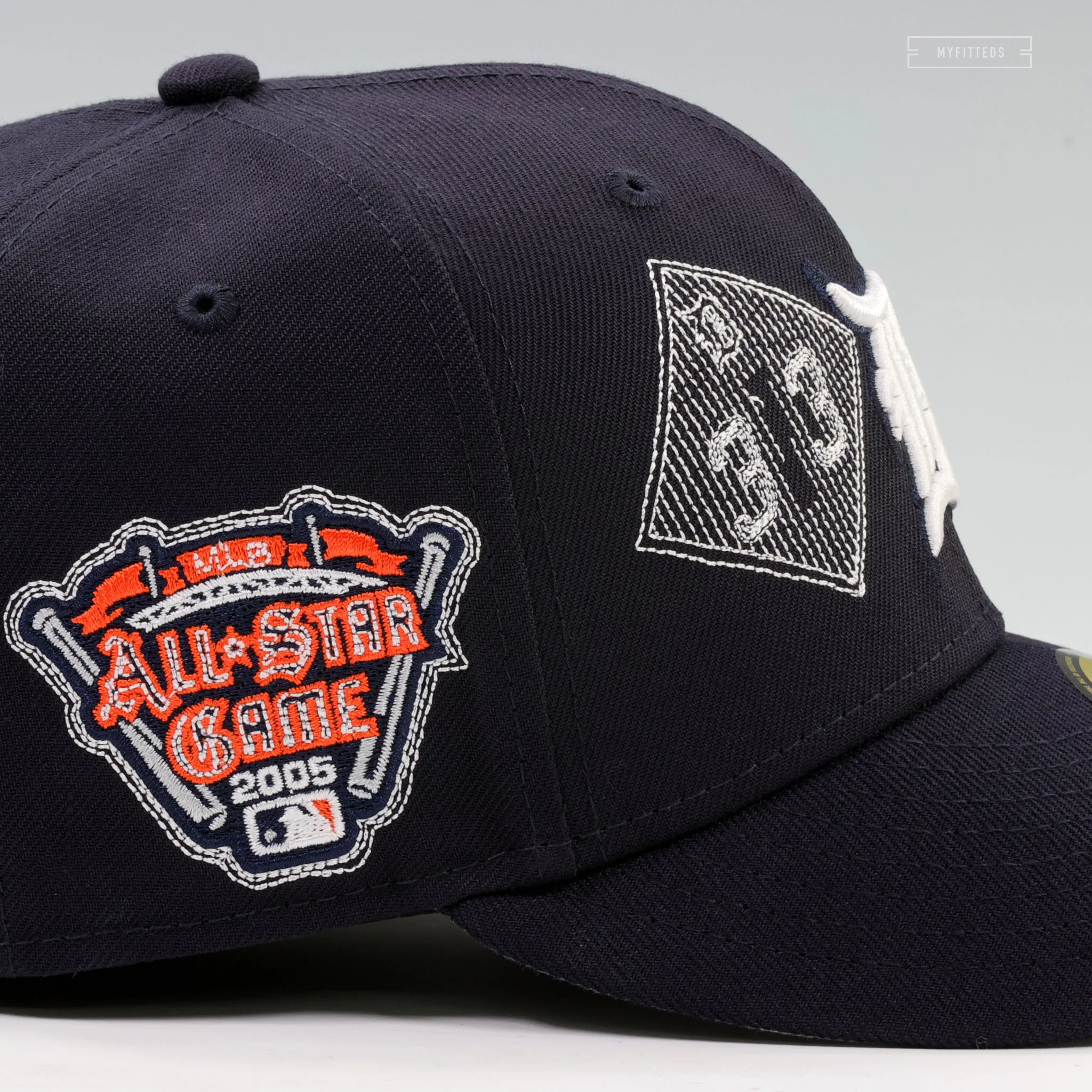 DETROIT TIGERS 2005 MLB ALL-STAR GAME CITY HIGHLIGHTS NEW ERA FITTED CAP - Image 5