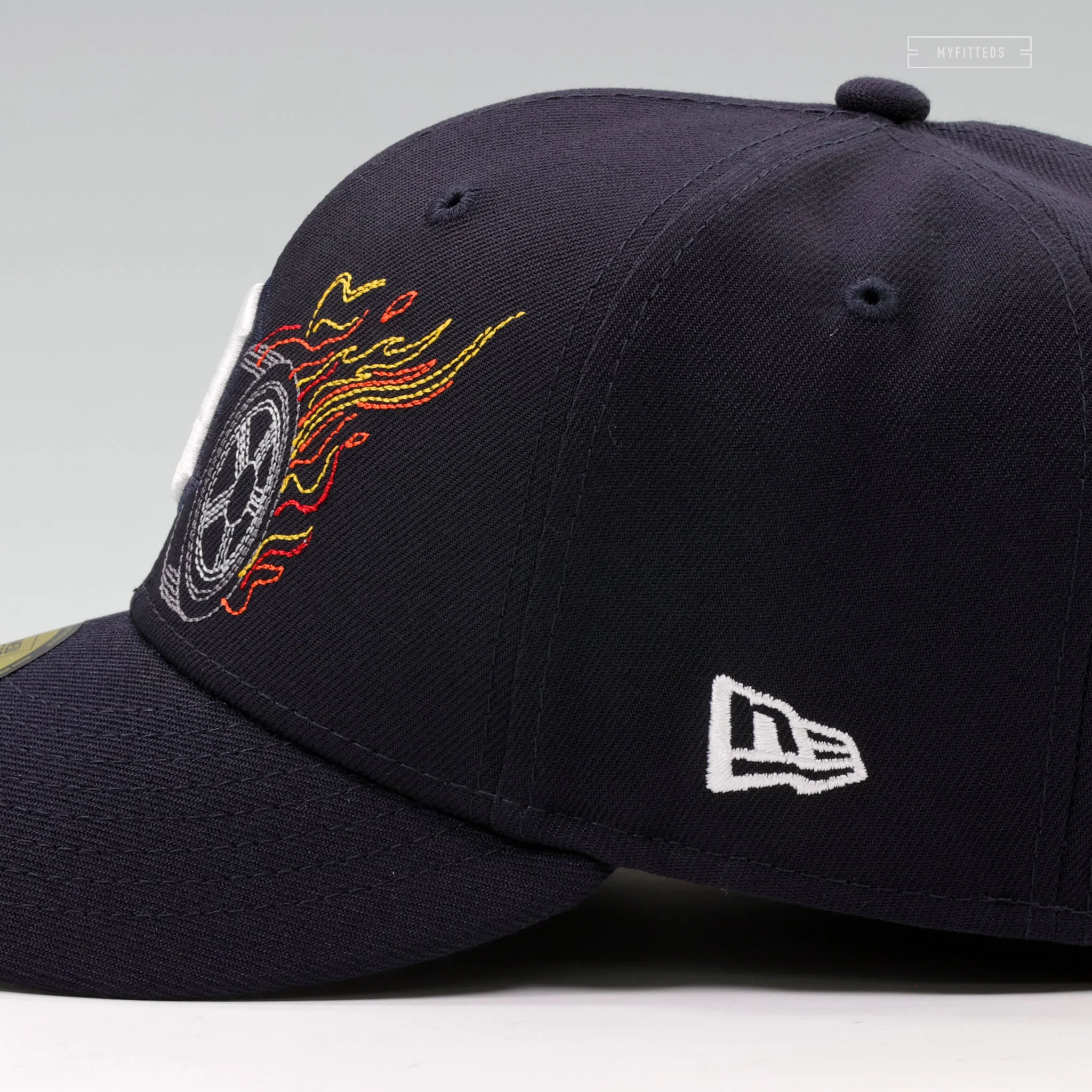 DETROIT TIGERS 2005 MLB ALL-STAR GAME CITY HIGHLIGHTS NEW ERA FITTED CAP - Image 6