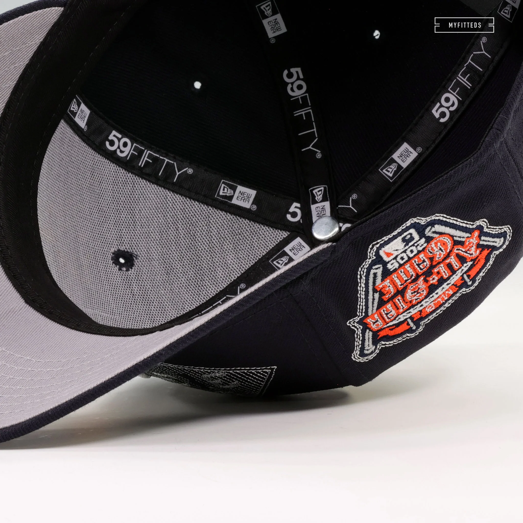 DETROIT TIGERS 2005 MLB ALL-STAR GAME CITY HIGHLIGHTS NEW ERA FITTED CAP - Image 7