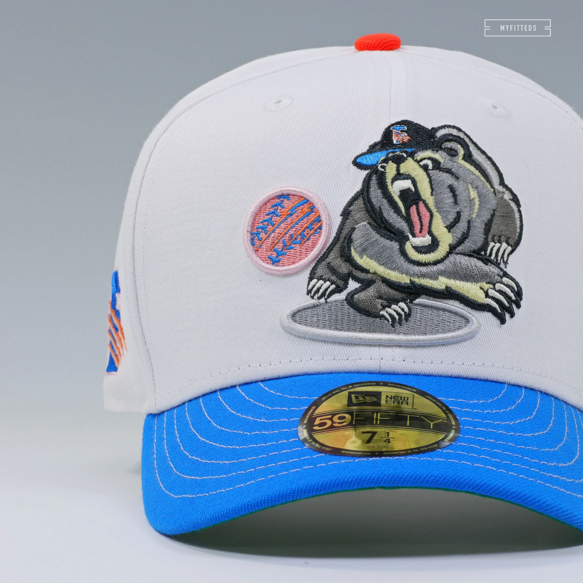 FRESNO GRIZZLIES "MEDICOM DUNK SB INSPIRED" NEW ERA FITTED CAP - Image 3