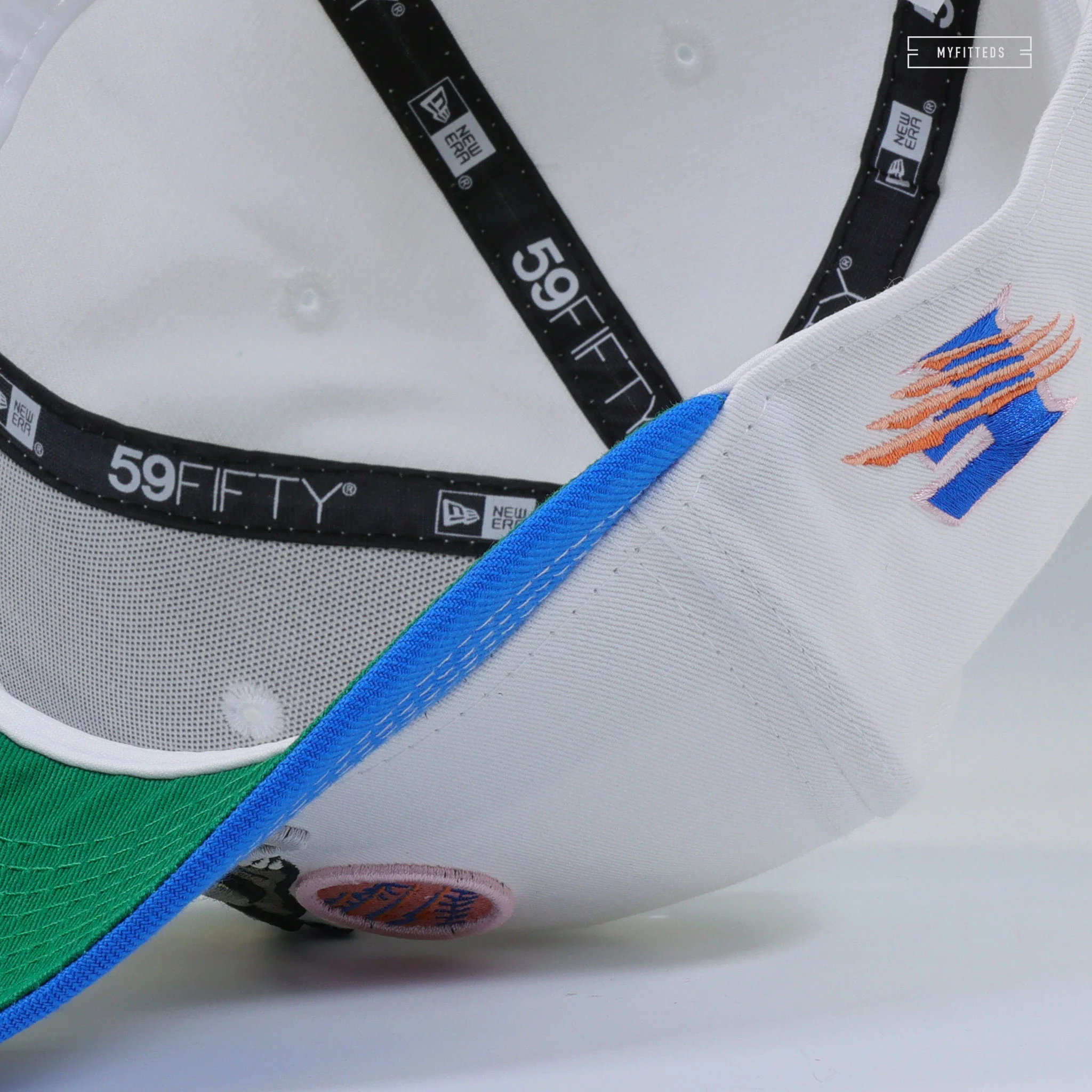 FRESNO GRIZZLIES "MEDICOM DUNK SB INSPIRED" NEW ERA FITTED CAP - Image 7