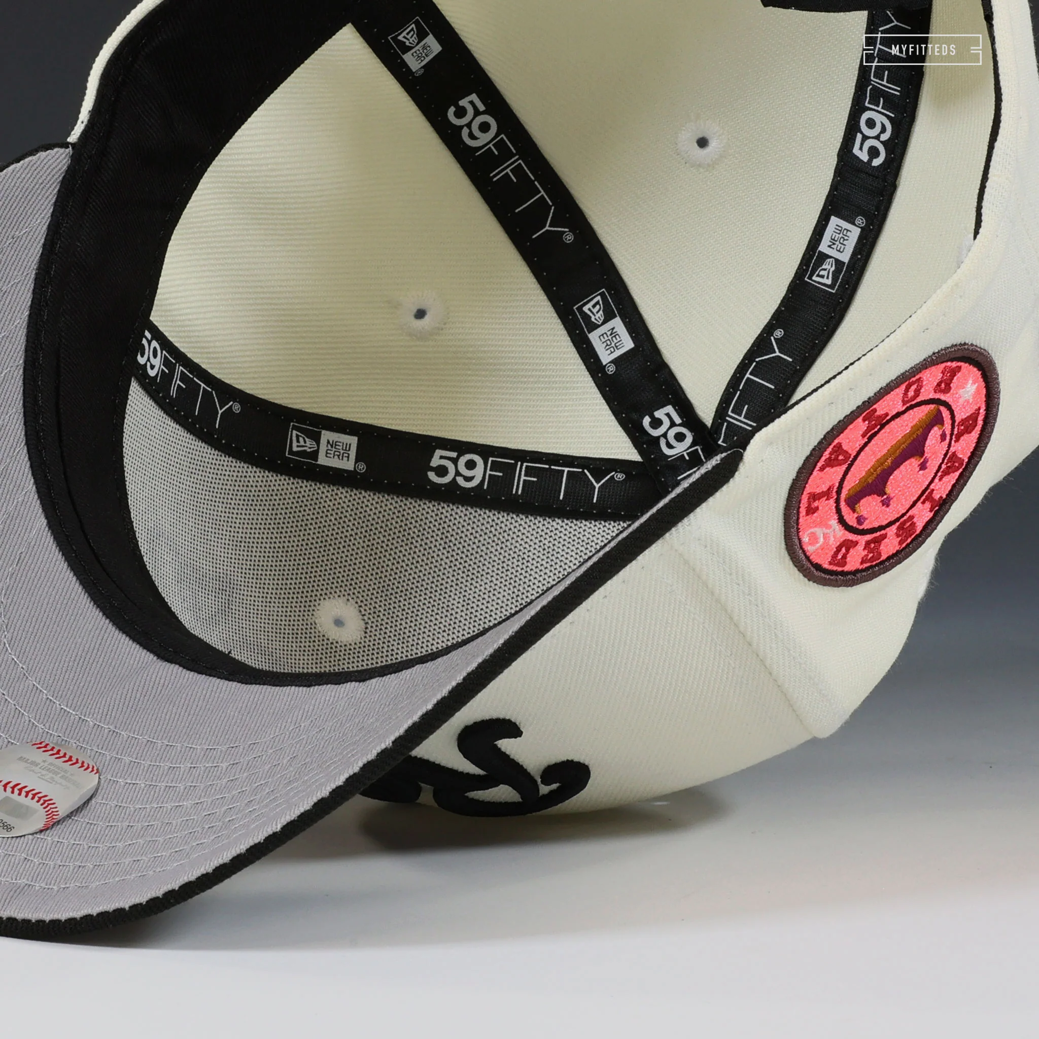 KANSAS CITY ROYALS RAISED ROYAL MR. MEN / MR. RUDE INSPIRED NEW ERA FITTED CAP - Image 7