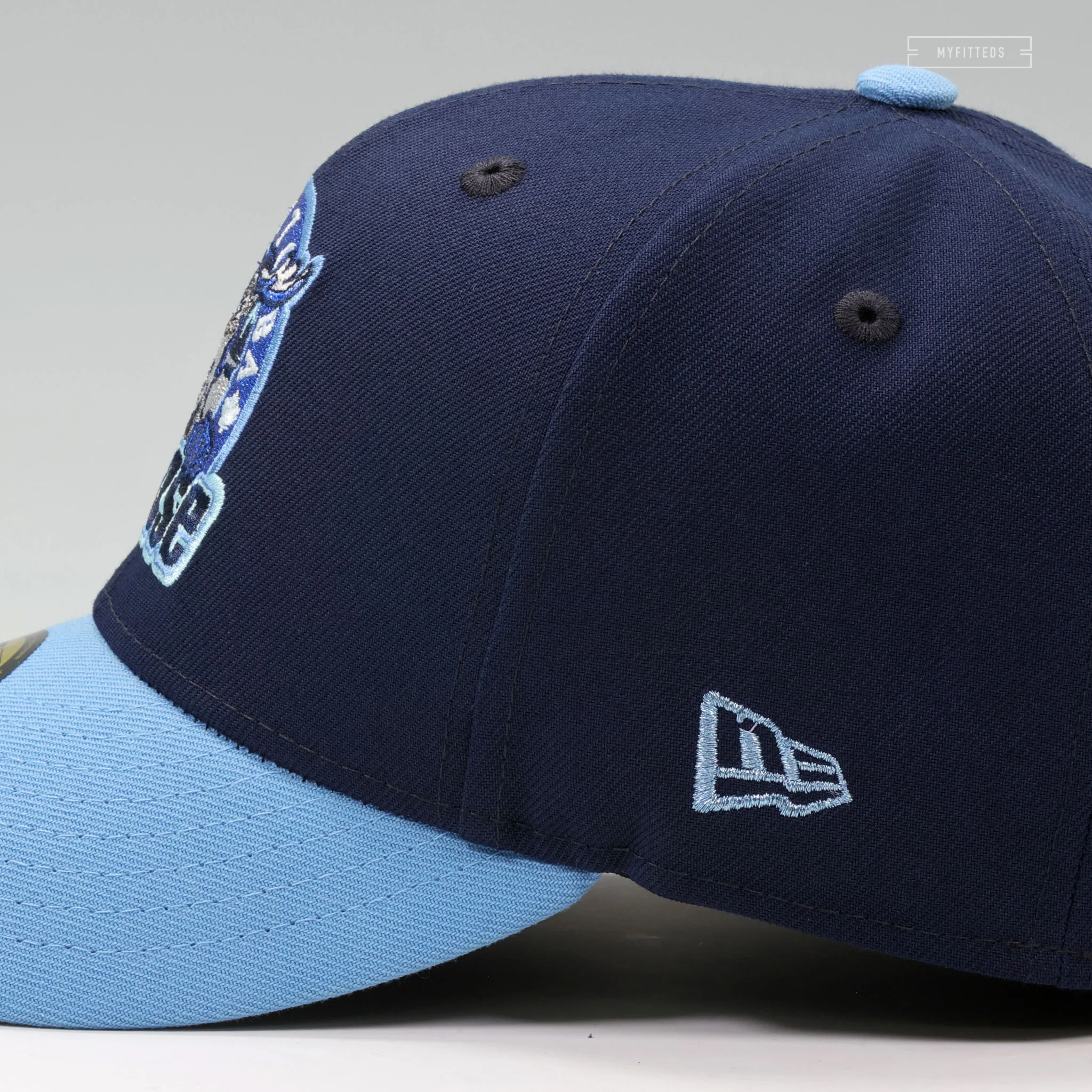 MANITOBA MOOSE RETRO CROSS MOOSE HORN HOCKEY STICKS UNC COLORWAY NEW ERA CAP - Image 6