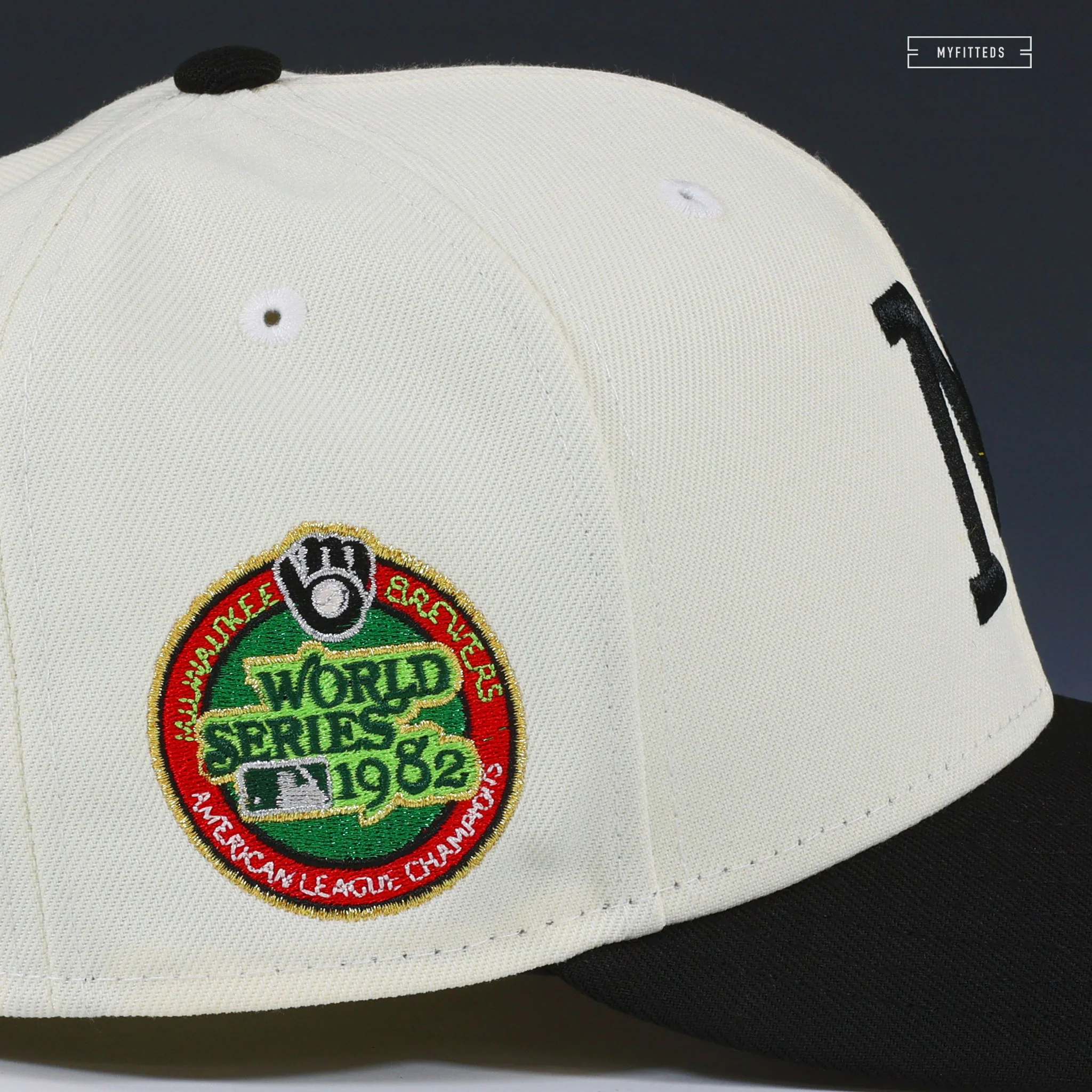 MILWAUKEE BREWERS 1982 WORLD SERIES CHAMPS MR. MEN / MR. MUDDLE INSPIRED NEW ERA HAT - Image 6