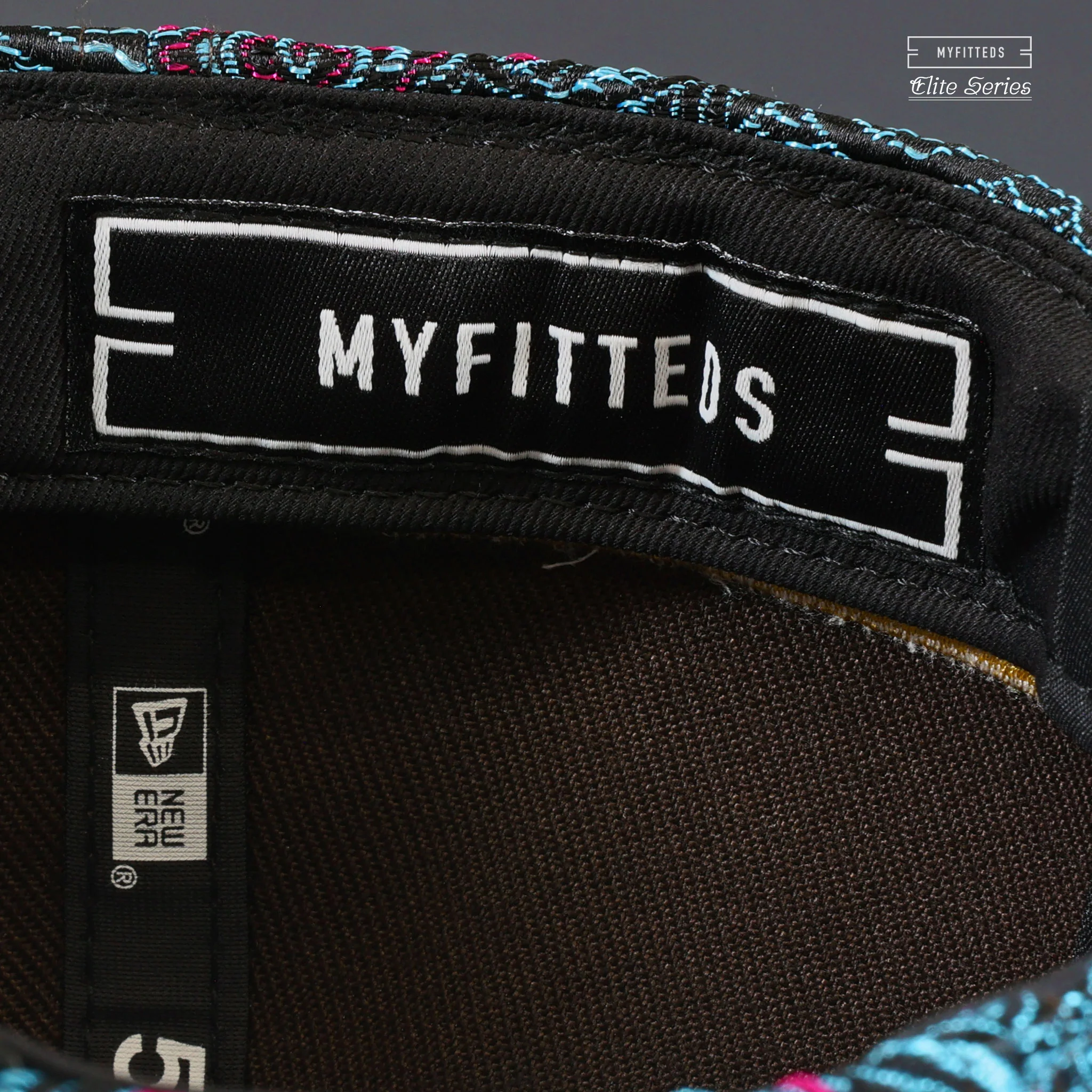 MILWAUKEE BREWERS 50TH ANNIVERSARY GENZO'S PINWHEEL ELITE SERIES NEW ERA FITTED CAP - Image 8