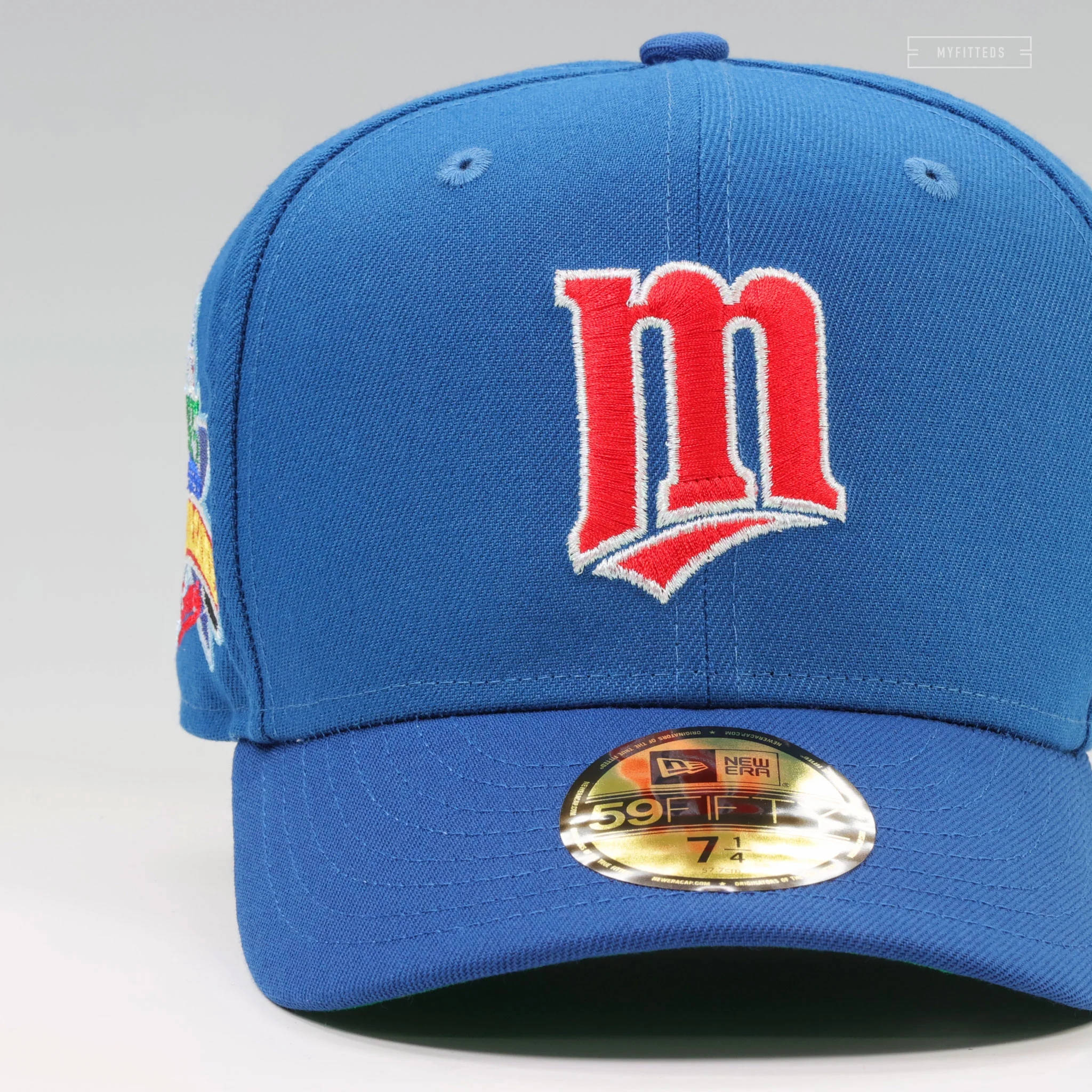 MINNESOTA TWINS 1985 MLB ALL-STAR GAME RETRO VINTAGE TWO TONE NEW ERA FITTED CAP - Image 3
