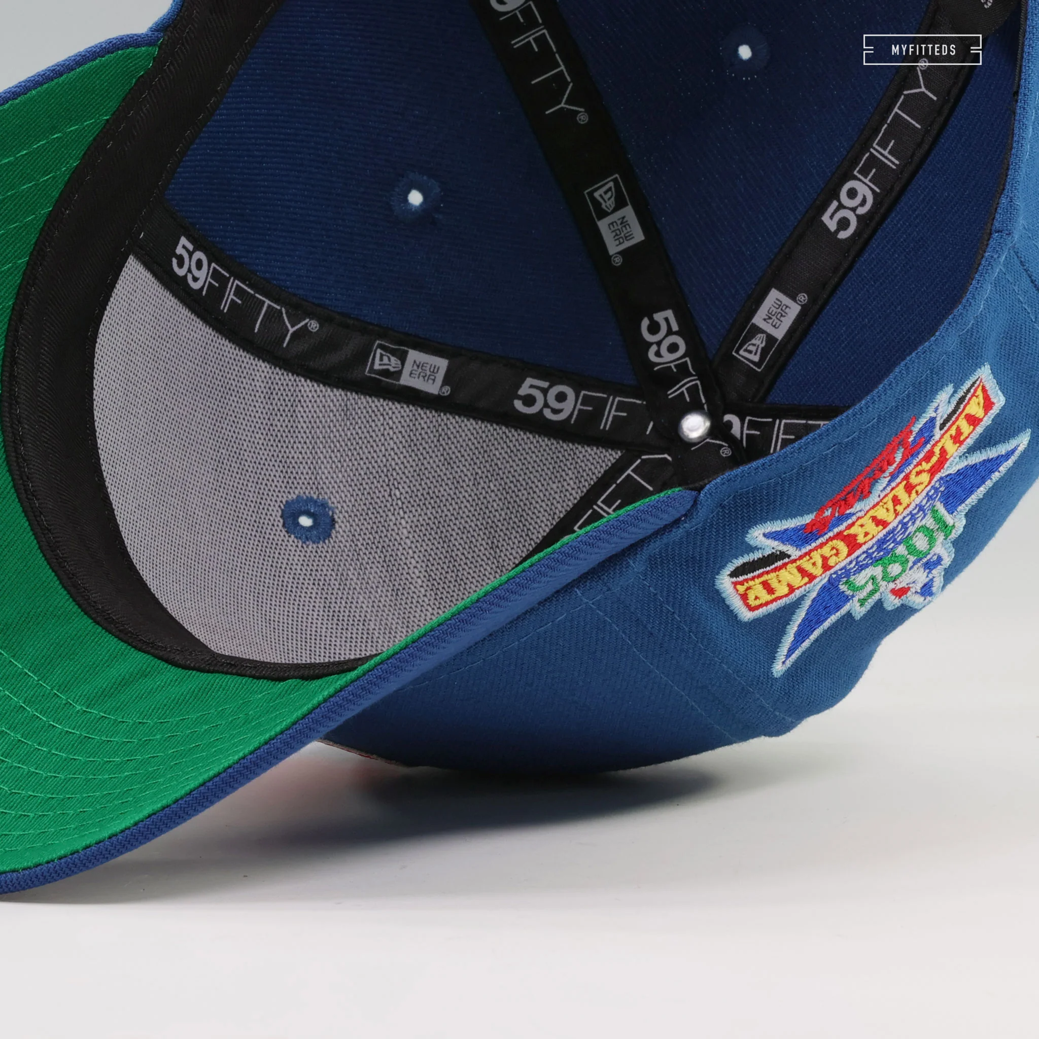 MINNESOTA TWINS 1985 MLB ALL-STAR GAME RETRO VINTAGE TWO TONE NEW ERA FITTED CAP - Image 7