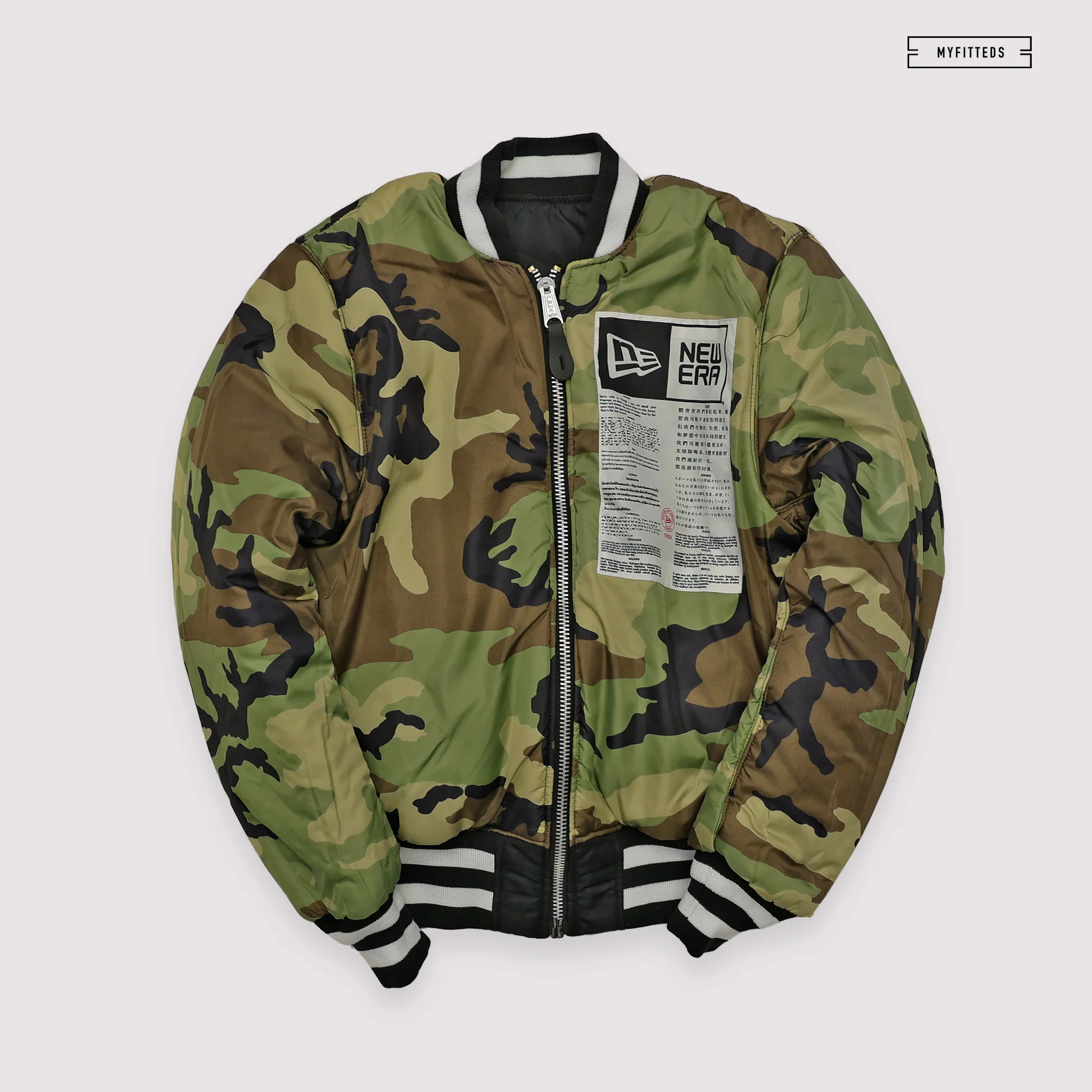 NEW ERA X ALPHA INDUSTRIES PITTSBURGH PIRATES REVERSIBLE BOMBER JACKET - Image 3