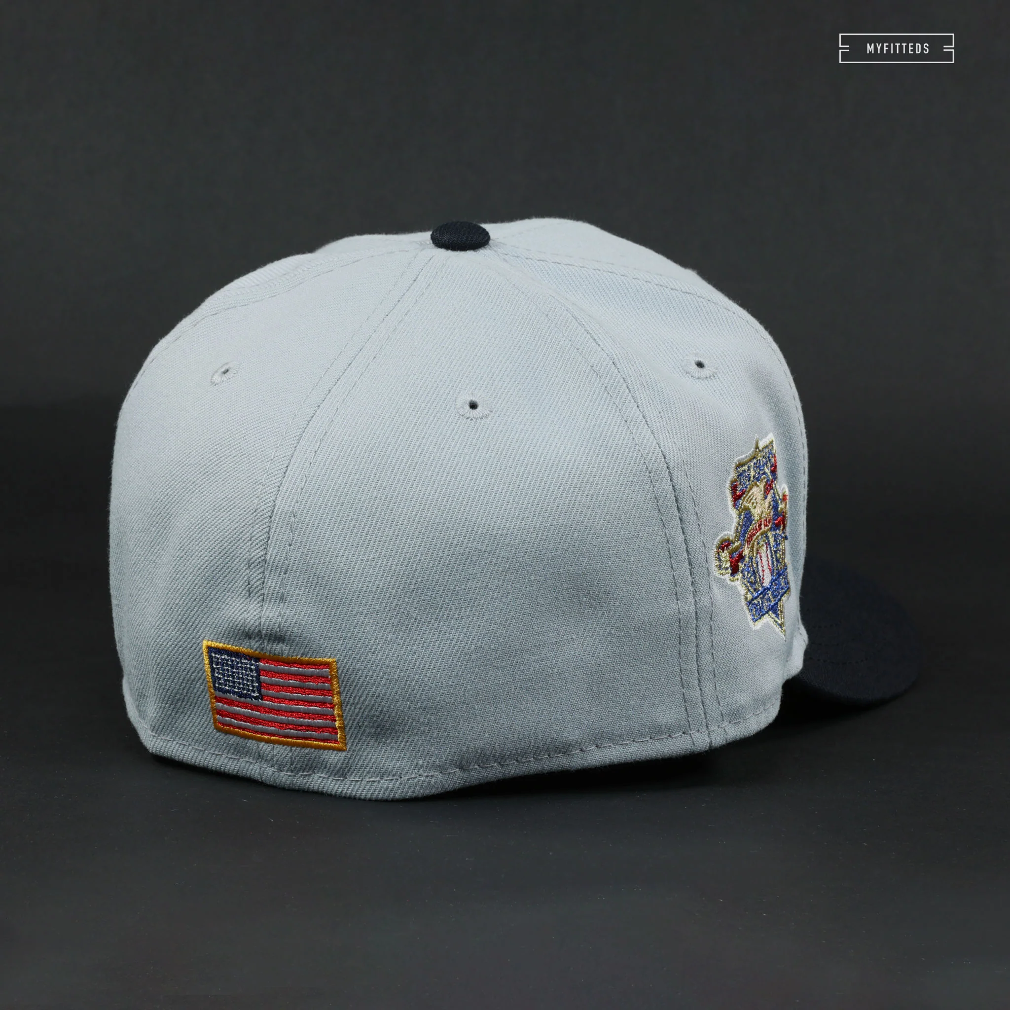 NEW YORK YANKEES 2001 ROAD JERSEY AL CENTENNIAL CHARTER MEMBER NEW ERA HAT - Image 4