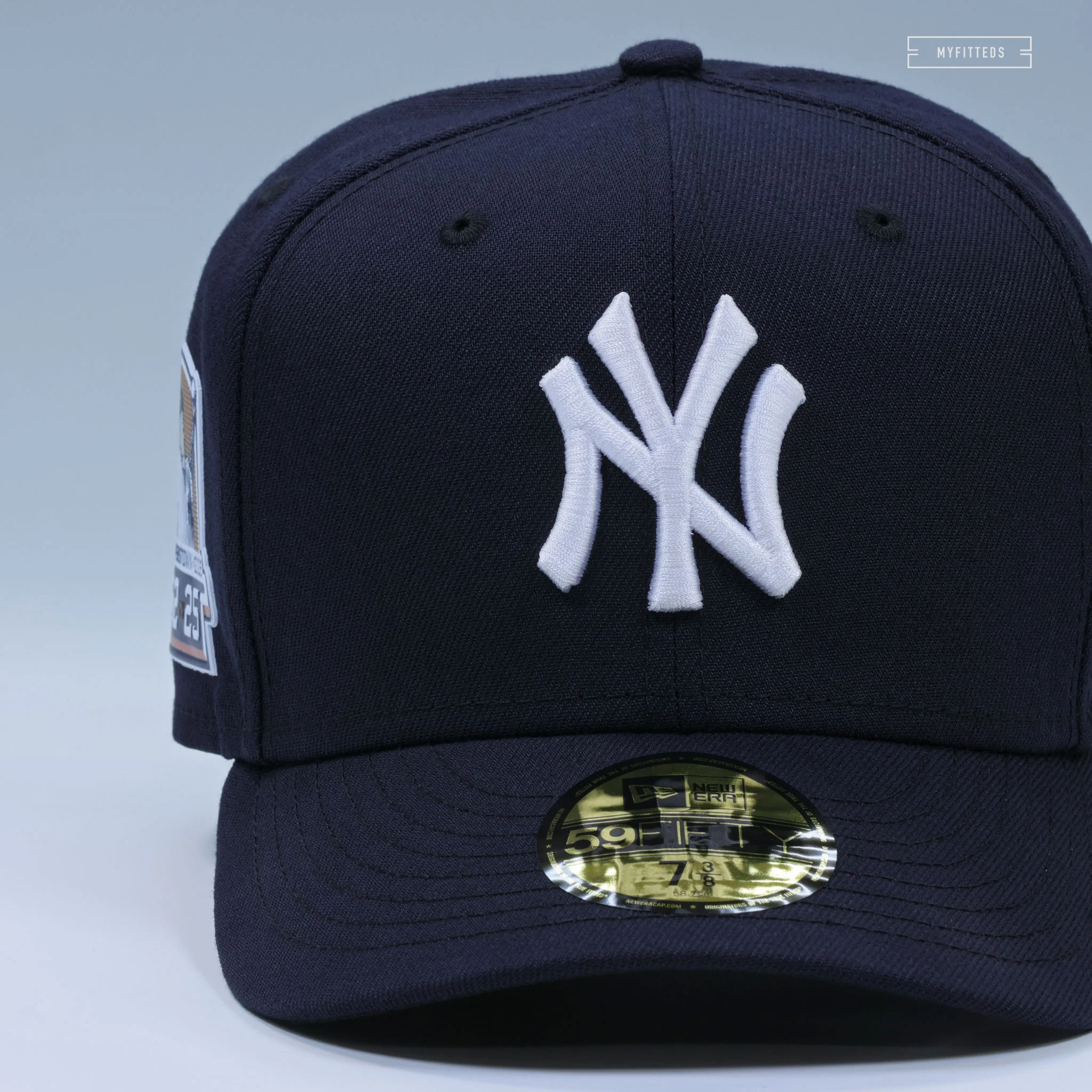 NEW YORK YANKEES CC SABATHIA 52 IN 25 COOPERSTOWN HOF ON-FIELD NEW ERA FITTED CAP - Image 4