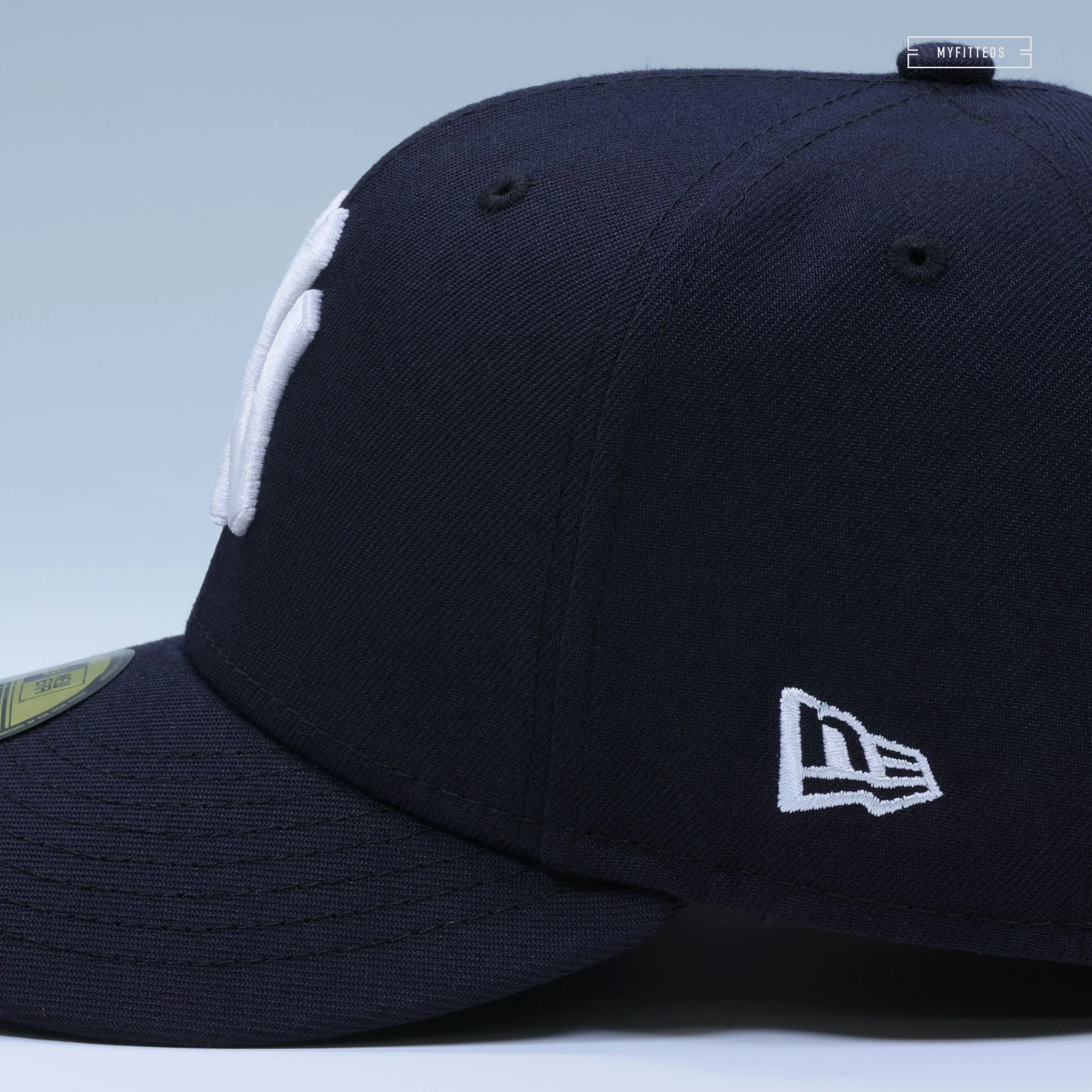 NEW YORK YANKEES CC SABATHIA 52 IN 25 COOPERSTOWN HOF ON-FIELD NEW ERA FITTED CAP - Image 6