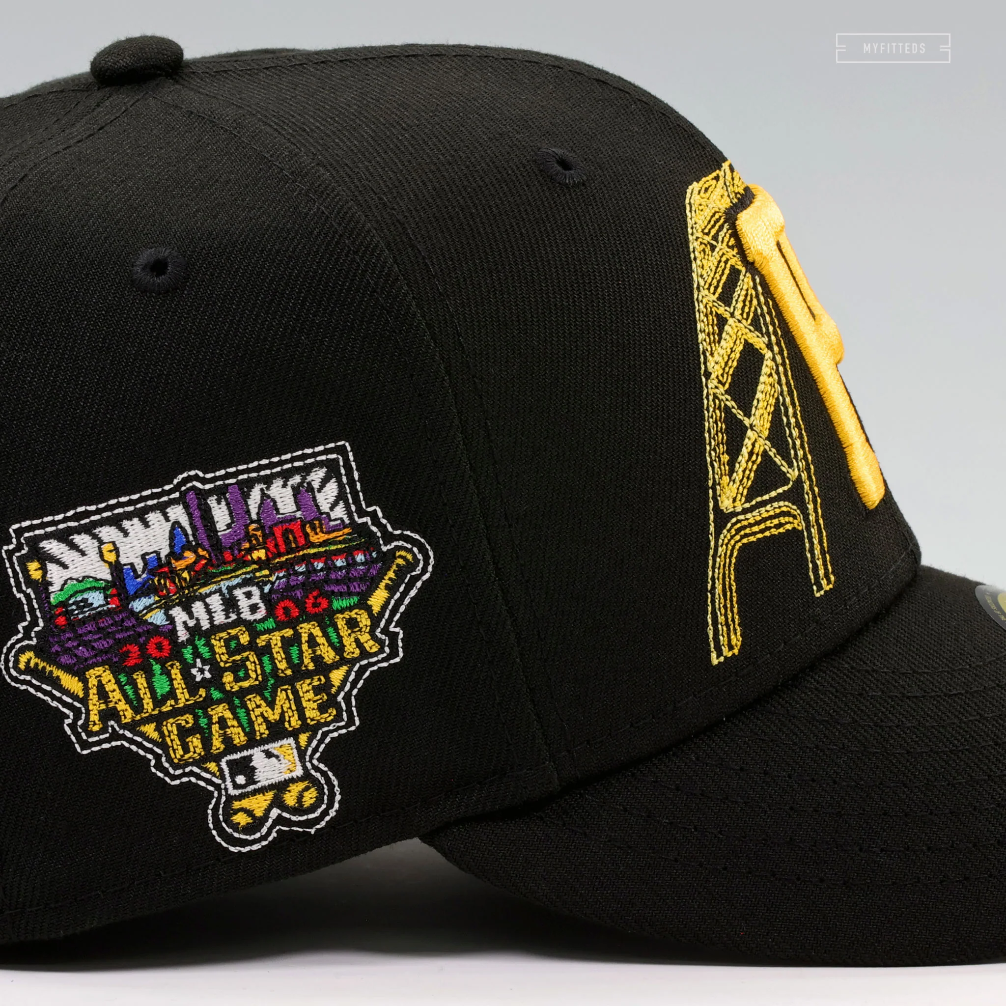 PITTSBURGH PIRATES 2006 MLB ALL-STAR GAME CITY HIGHLIGHTS NEW ERA FITTED CAP - Image 5