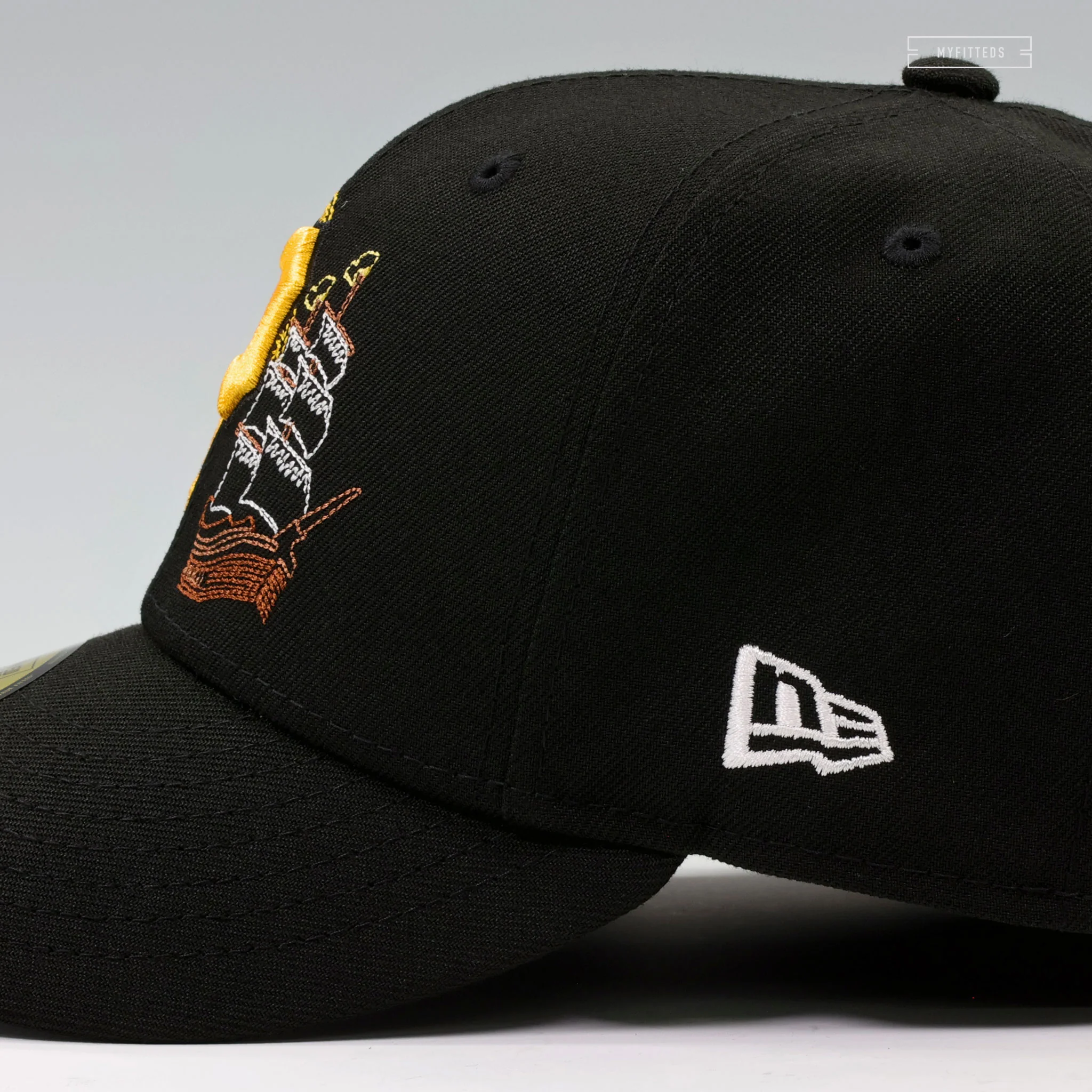 PITTSBURGH PIRATES 2006 MLB ALL-STAR GAME CITY HIGHLIGHTS NEW ERA FITTED CAP - Image 6