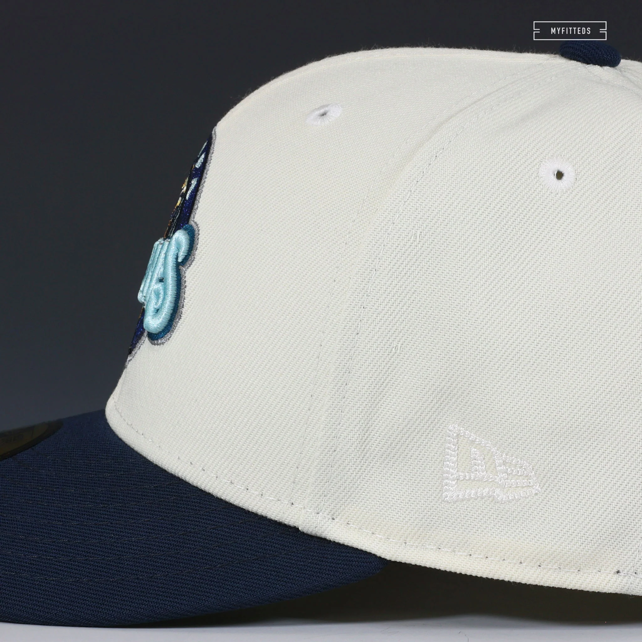 TAMPA TARPONS X NEW YORK YANKEES THE GOLDEN TARPON OFF WHITE NEW ERA FITTED CAP - Image 5