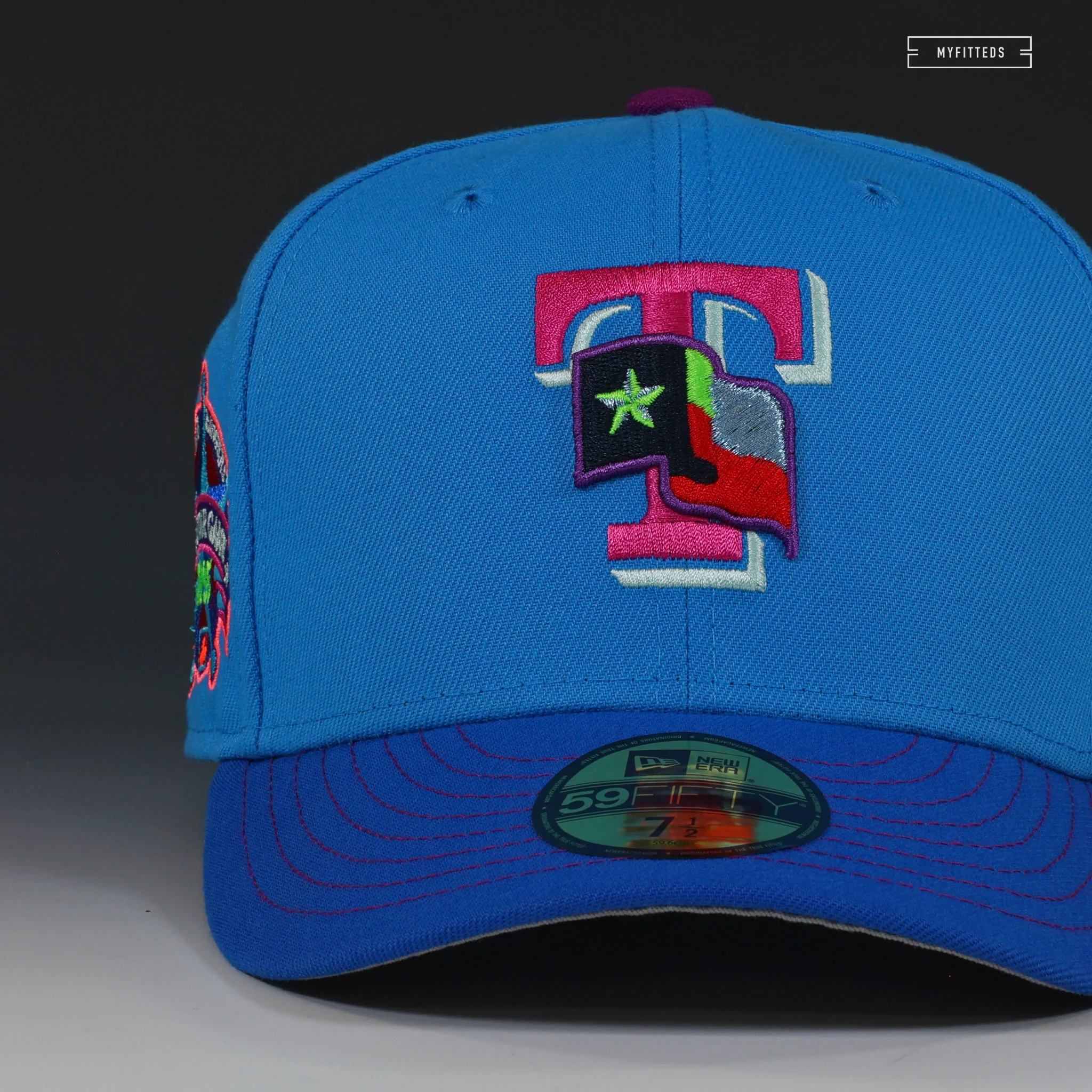 TEXAS RANGERS 1995 ALL-STAR GAME ARTEMIS FOWL, THE TIME PARADOX NEW ERA FITTED CAP - Image 3
