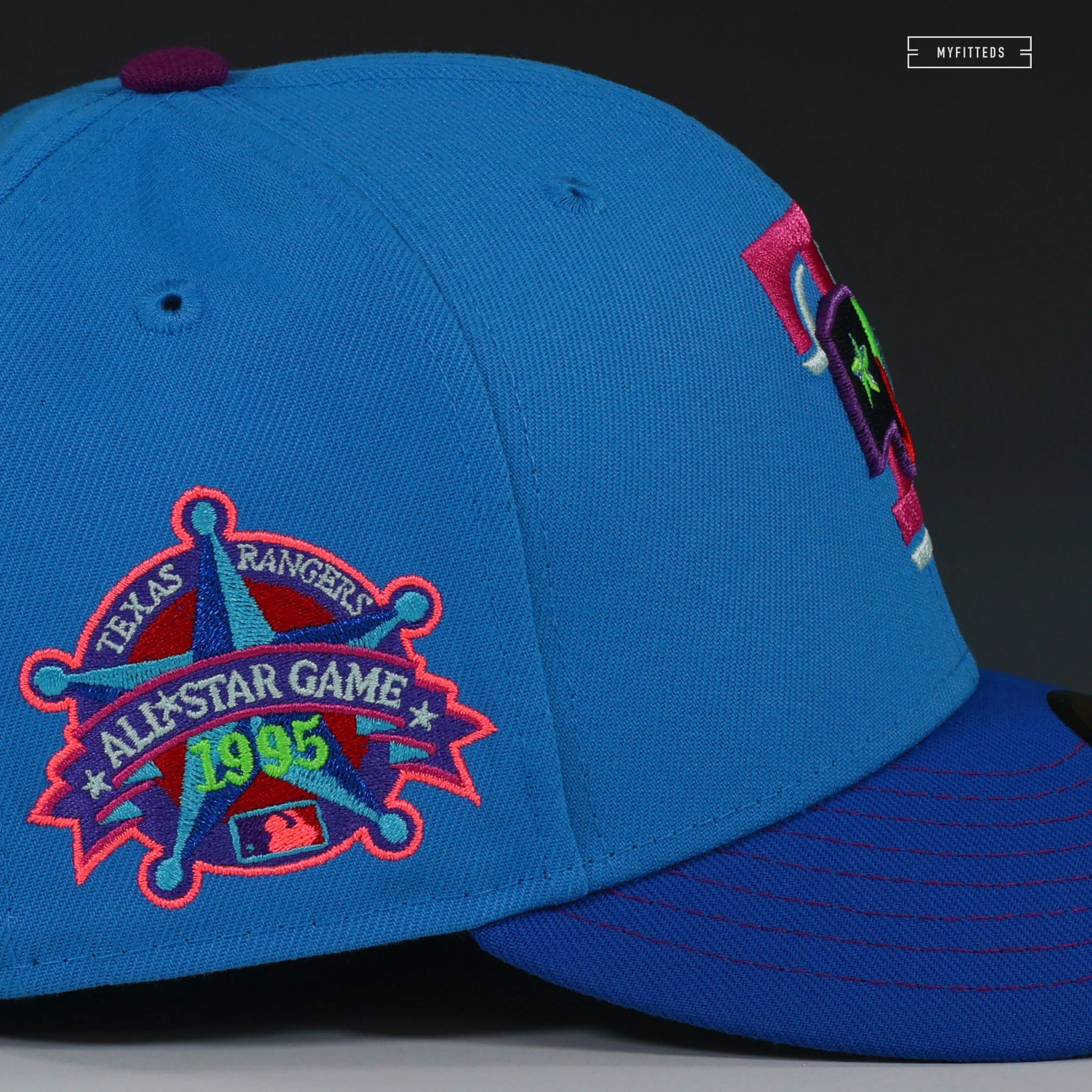 TEXAS RANGERS 1995 ALL-STAR GAME ARTEMIS FOWL, THE TIME PARADOX NEW ERA FITTED CAP - Image 6