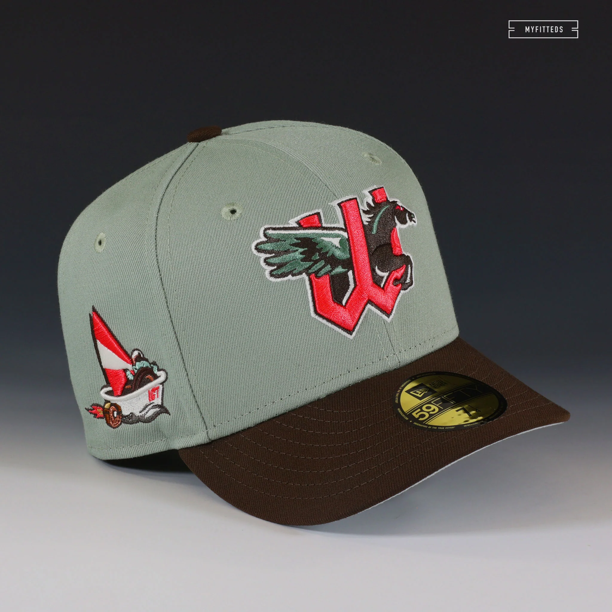 WICHITA WIND SURGE THE WILD ROBOT ESCAPES INSPIRED NEW ERA FITTED CAP - Image 3